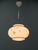 Vintage Hand-Painted Milk Glass Pendant Light, 1970s For Sale - Image 6 of 9