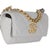Contemporary Grey Quilted Lambskin Chanel 19 Sunglasses Case With Chain For Sale - Image 3 of 8