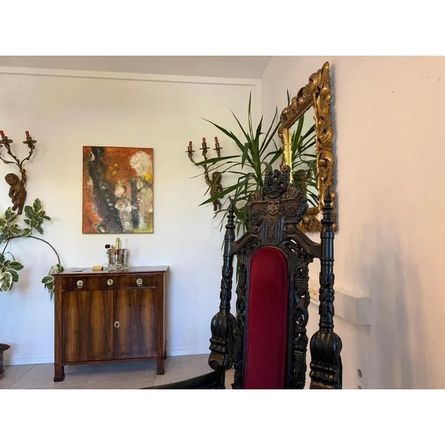 Baroque Style Royal Armchair For Sale - Image 5 of 12