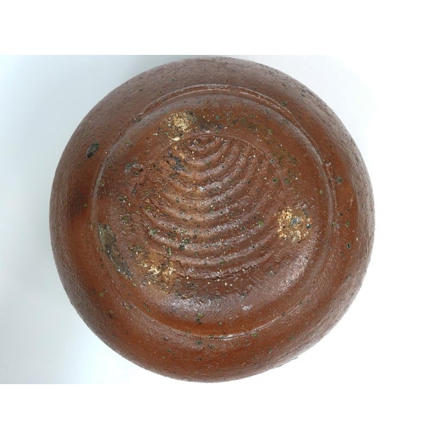 Brown Late 20th Century Evelyne Porret Michel Pastore Pottery Jar For Sale - Image 8 of 8