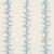SAMPLE - Schumacher Coral Stripe Wallpaper In Blue For Sale