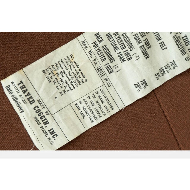 1970s Milo Baughman for Thayer Coggin Curved Sectional Sofa Newly Reupholstered For Sale - Image 10 of 12