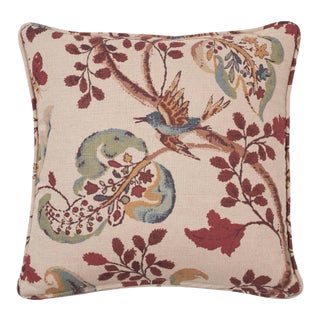 Schumacher Fox Hollow Pillow in Document Natural For Sale