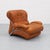 1970s Italian Corolla Lounge Chair in Cognac Leather by I.P.E., 1970s For Sale - Image 5 of 16
