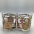 Gold George’s Briard Medallion Rocks Glasses-Set of 4 For Sale - Image 8 of 12