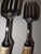 Rustic 1990s Antler and Stainless Steel Flatware 5pc. Set for Four - 20 pcs For Sale - Image 3 of 9
