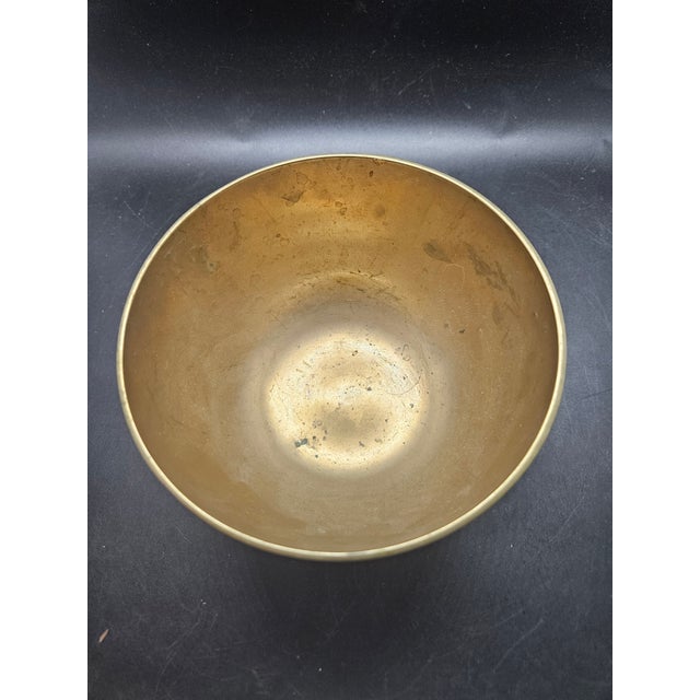 Vintage Korean Brass Bowl