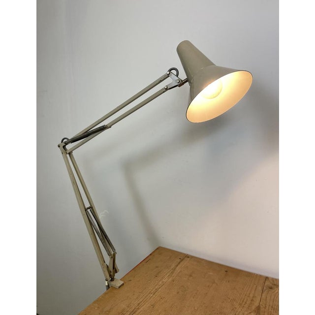 Vintage Beige Architect Table Lamp from Fax, 1970s For Sale - Image 14 of 15
