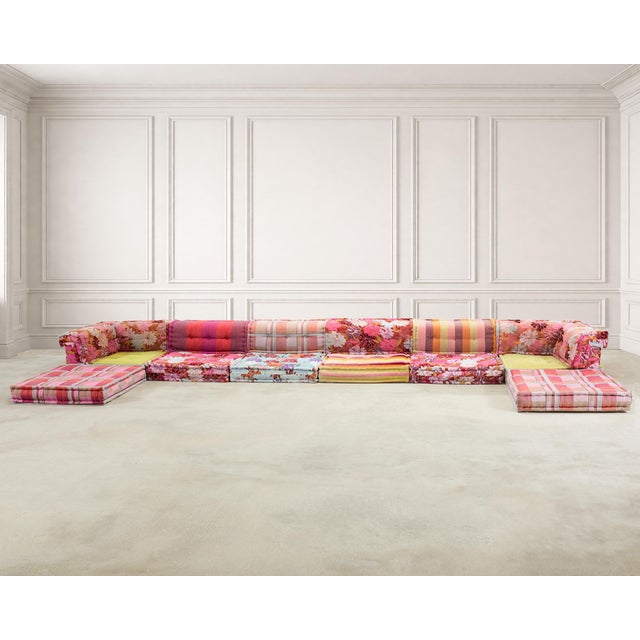A rare and iconic 20th century 'Mah Jong' modular sectional sofa designed in 1971 by Hans Hopfer (Germany b. 1931) for...