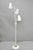 Mid 20th Century Gerald Thurston for Lightolier Mid Century Modern White Metal Pole Floor Lamp For Sale - Image 14 of 14