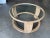 1950s Five Strand Rattan Coffee Table With Glass Top For Sale - Image 4 of 7