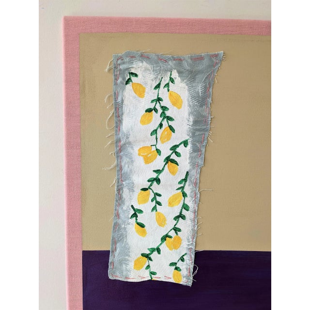 Contemporary "What if Everything's Gonna Be Fine" Contemporary Minimalist Summer Painting For Sale - Image 3 of 9