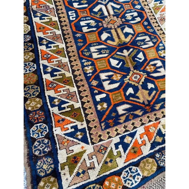 Antique Caucasian Kazak Rug For Sale - Image 11 of 17