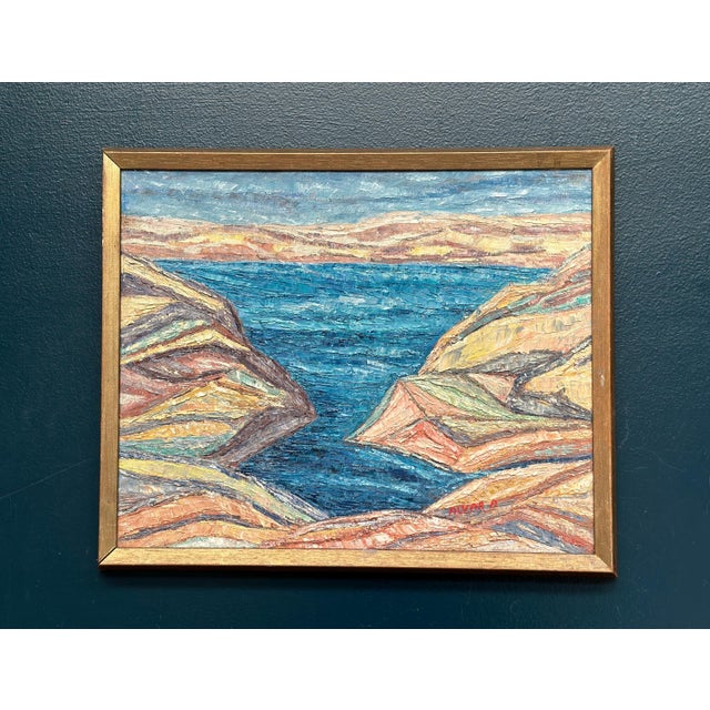 Alvar Andersson, Sea View, 1950s, Oil on Canvas, Framed For Sale - Image 14 of 16