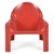 Red Plastic Armchairs by Gae Aulenti for Kartell, Set of 3 For Sale - Image 3 of 11