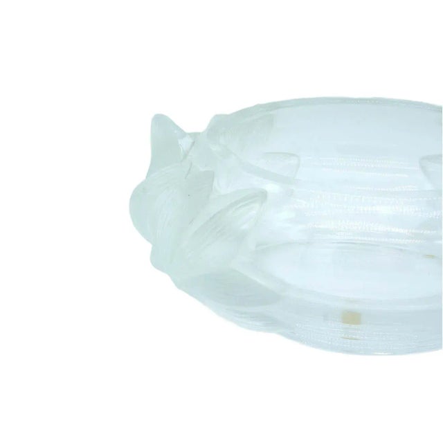 Lalique Mid 20th Century Lalique Crystal Centerpiece For Sale - Image 4 of 9