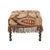 This late 19th Century English needlepoint Stool sits a top four barley twist wooden legs. The botanical earth-toned...