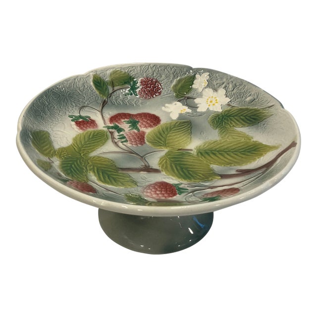 St. Clement Majolica Compote For Sale