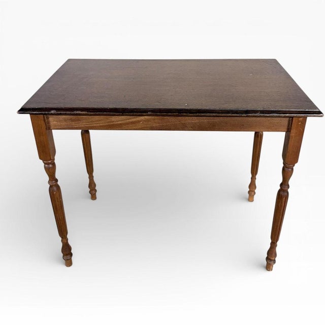 Mid-Century Pine and Oak Console Table For Sale - Image 3 of 7