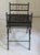 Metal Vintage Spanish Revival Arthur Umanoff Granada Style Iron Garden Stool / Iron Vanity Seat For Sale - Image 7 of 12