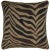 Throw Pillow Aubusson 20x20 Black Zebra Striped Overall measurements (inches) 20H x 20W x 4D. Overall Condition is New....