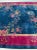 Magenta 1920-1930's Antique Art Deco Asian Botanical Garden Magenta Berry Navy Purple Green Rug 9 2 X 11 8 For Sale - Image 8 of 13