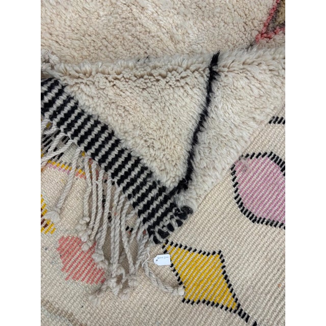Berber Moroccan Mrirt Wool Rug For Sale - Image 10 of 10