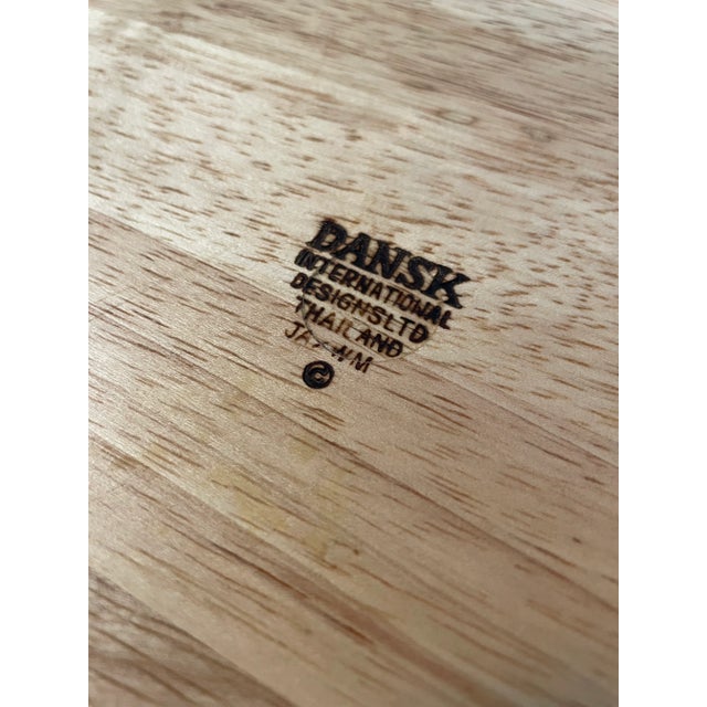Mid-Century Modern Late 20th Century Dansk Blonde Wood Tray Platter For Sale - Image 3 of 7