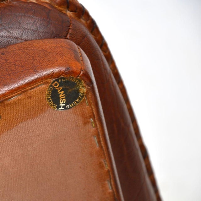 Vintage Danish Leather Armchairs, 1970s, Set of 2 For Sale - Image 16 of 17