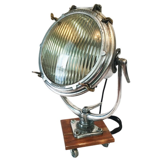 Crouse Hinds Nautical Spotlight For Sale - Image 13 of 17