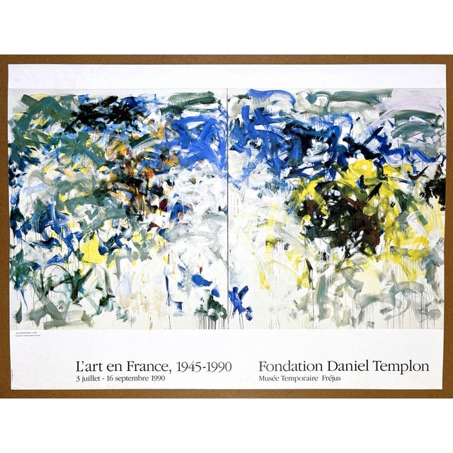 Joan Mitchell River v Original 1990 Cote d'Azur Exhibition Poster For Sale - Image 10 of 10