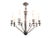 Mid 20th Century Mid 20th Century French Eight Arm Cast Detailed Nickeled Bronze Chandelier, G.Capon For Sale - Image 5 of 12
