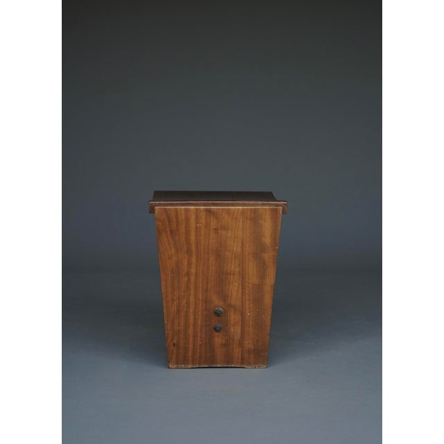 Mid-Century Church Stool in Walnut, 1950s For Sale - Image 12 of 14