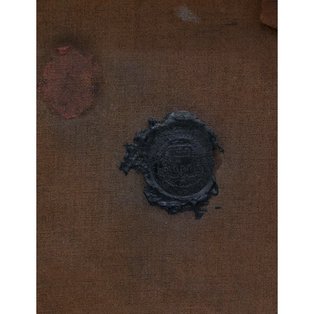 18th - 19th C. Portrait Painting After Petrus Staverenus Depicting Man Holding Bottle For Sale - Image 9 of 10