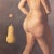 Beaux-Arts "Woman with Butternut Squash and Egg" Contemporary Original Oil Painting For Sale - Image 3 of 3