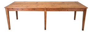French 19th Century Pine Farm Table