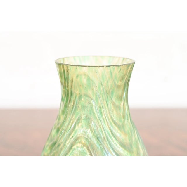 Loetz Art Nouveau Oceanik Iridescent Art Glass Vase For Sale In South Bend - Image 6 of 10