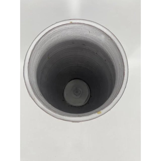 Mid-Century German Studio Ceramic Vase, 1960 For Sale - Image 10 of 11