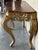 Gold Italian Faux Marbleized Gilt Acanthus and Berry Console, Circa 1820 For Sale - Image 8 of 18