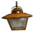 American Copper and Frosted Reeded Glass Wall Sconce, Circa 1920 For Sale - Image 3 of 4