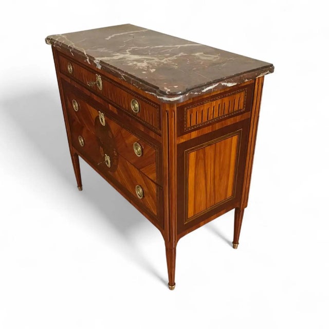 Late 18th Century Louis XVI Chest of Drawers, 1780 For Sale - Image 5 of 6