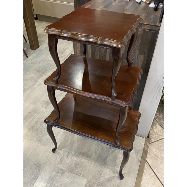 Louis XV Rustic Nesting Coffee Tables, 1950, Set of 3 For Sale - Image 17 of 18