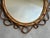 1960s French Oval Rattan Sunburst Mirror, 1960s For Sale - Image 5 of 8