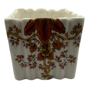Vintage Ceramic Italian Hand-Painted Cachepot