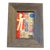 Contemporary Original Wayne Cunningham Abstract Figure Collage Tabletop Frame For Sale