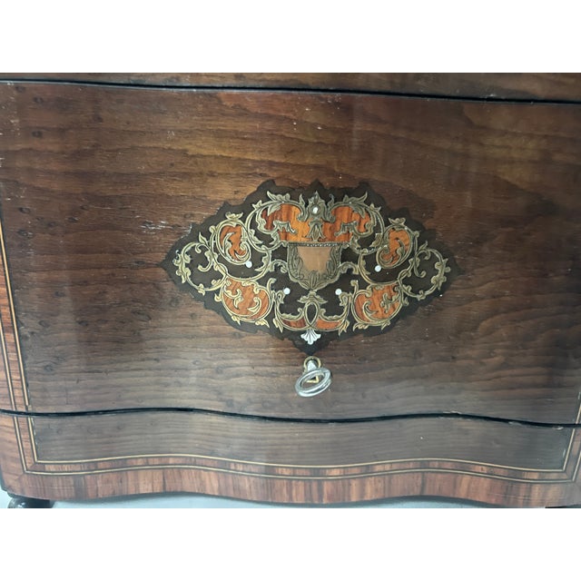 Boulle Liqueur Cabinet, 1800s, Set of 21 For Sale - Image 16 of 17