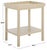 Contemporary Starlyn Scalloped Accent Table in Sand For Sale - Image 3 of 8