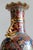 Monumental 50.5" Chinese Export Royal Satsuma-Style Palace Floor Vase With Wooden Stand For Sale - Image 10 of 18
