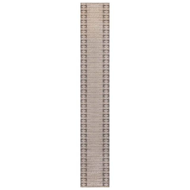 Doris Leslie Blau Vintage Swedish Double Sided Runner For Sale