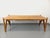 Large rectangular vintage dining table from the 1960s/70s, made of solid oak. Manufactured by Fratelli Montina, superb...